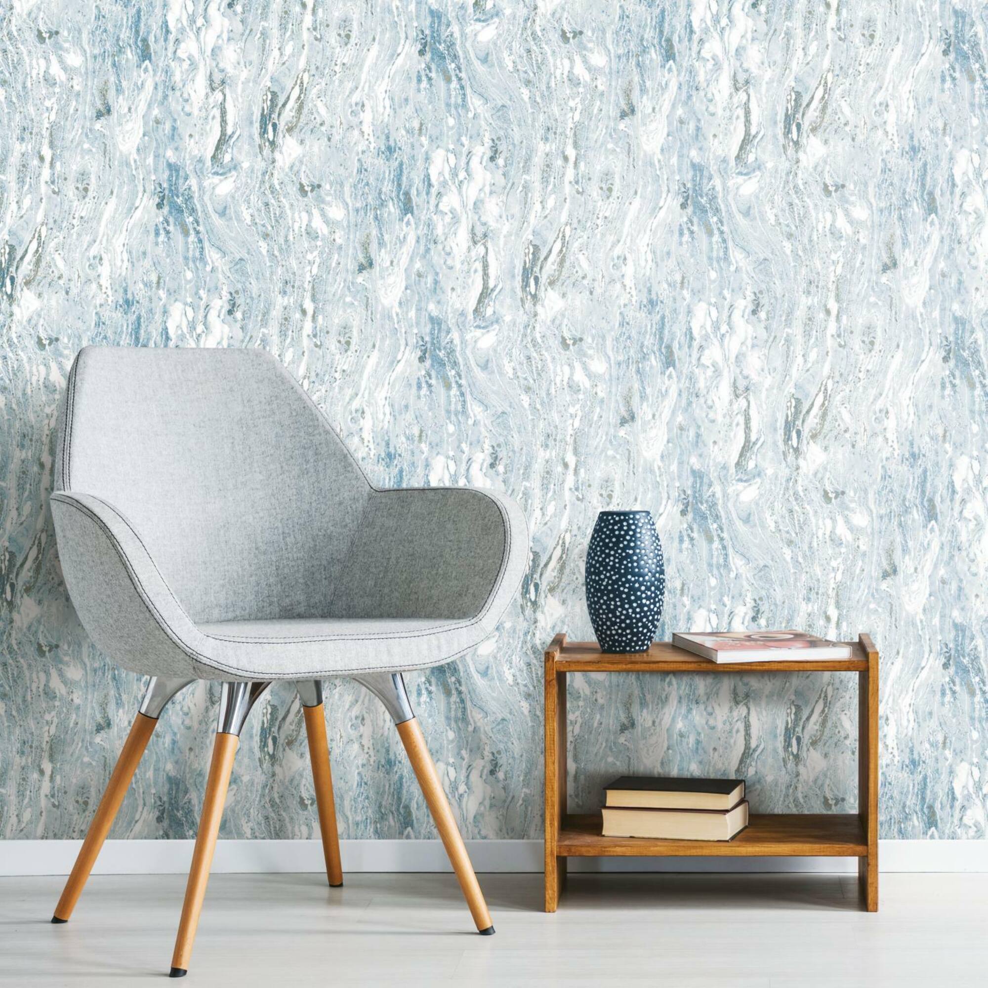 RoomMates Marble Seas Peel & Stick Wallpaper
